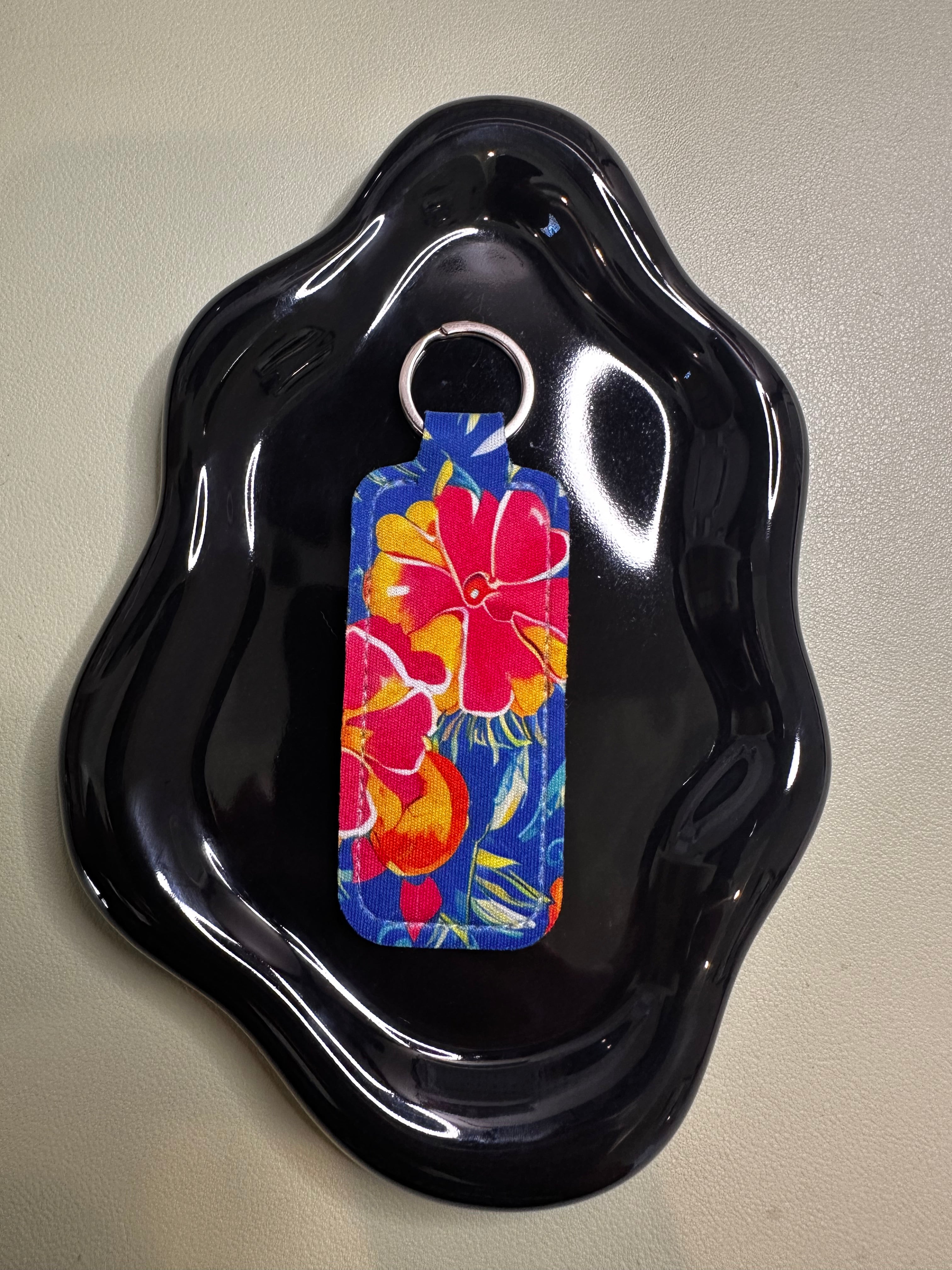 Red and Orange Flower Chapstick Holder