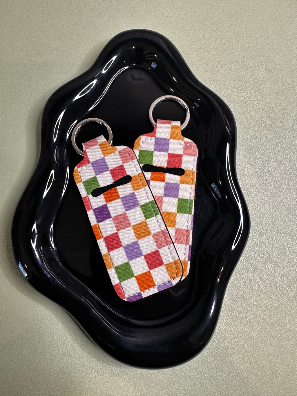 Colorful Checkered Chapstick Holder
