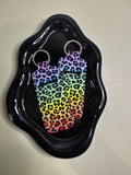 Colorful Cheetah Chapstick Holder