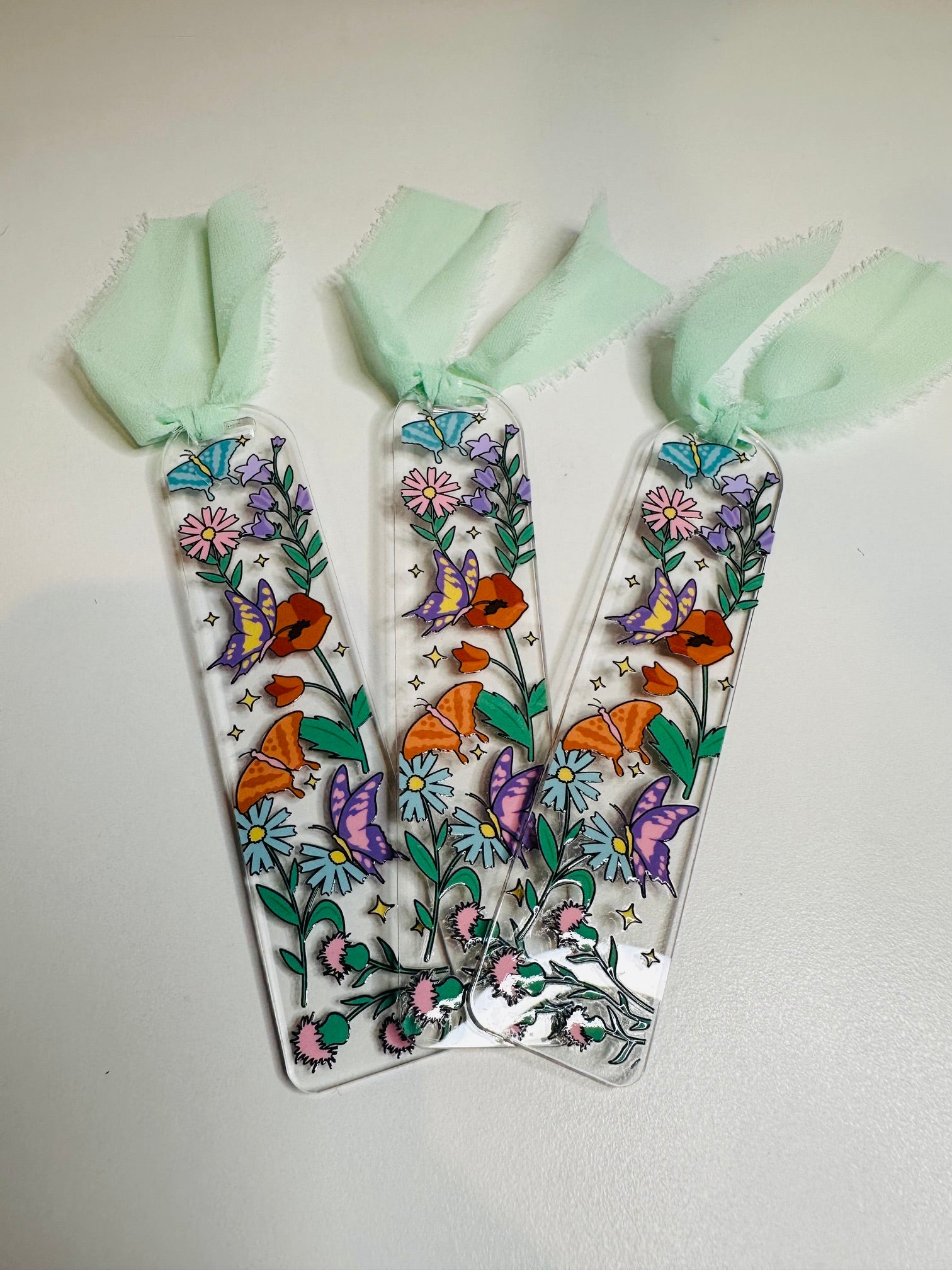 Wildflowers and Butterflies Bookmark