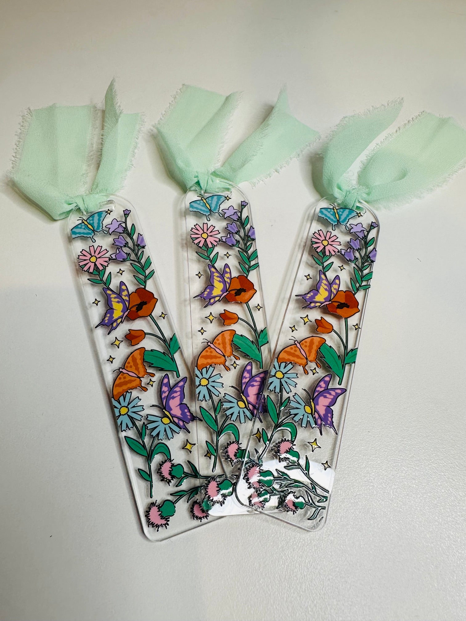 Wildflowers and Butterflies Bookmark
