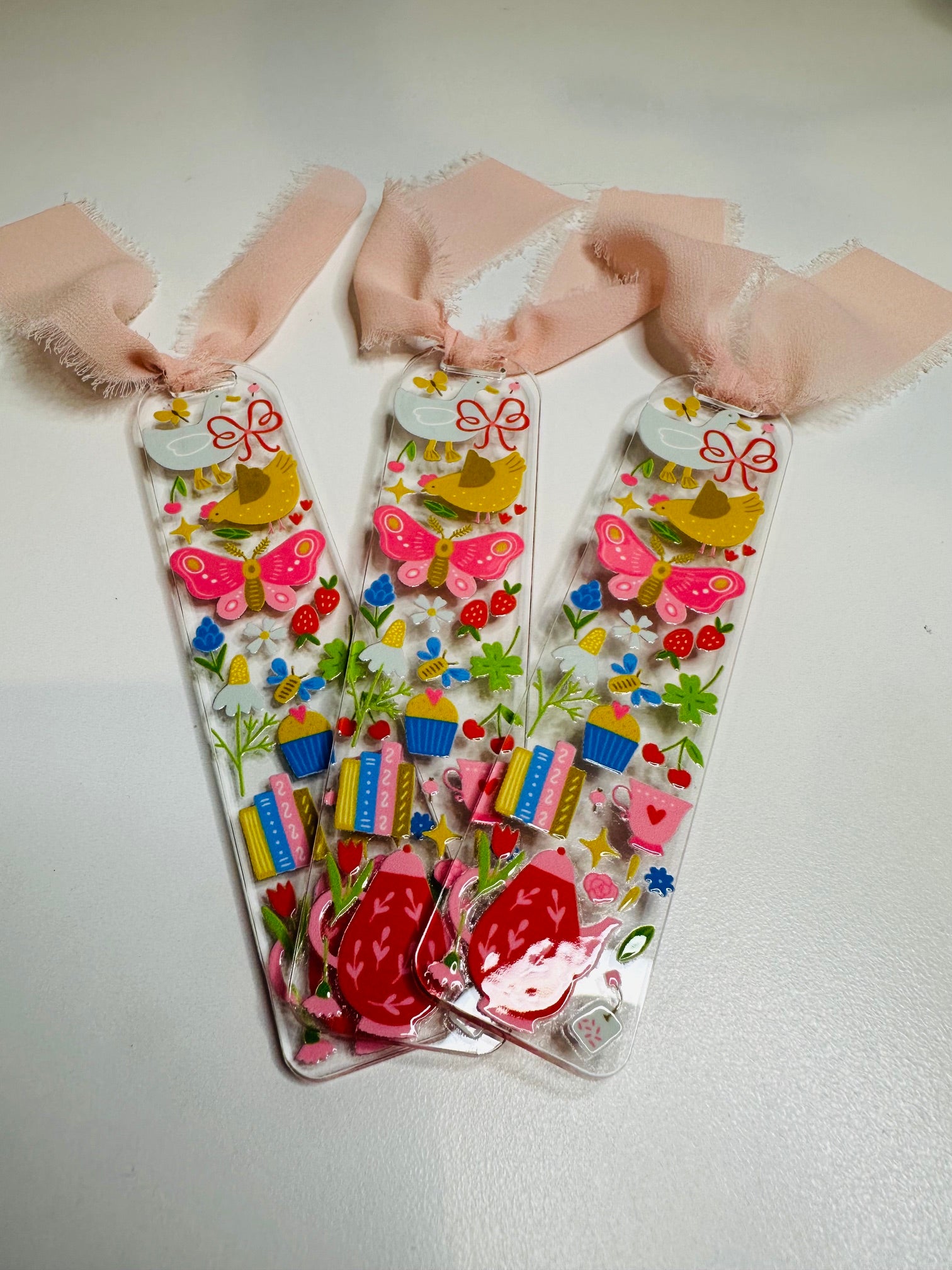 Springtime Tea Bookmark