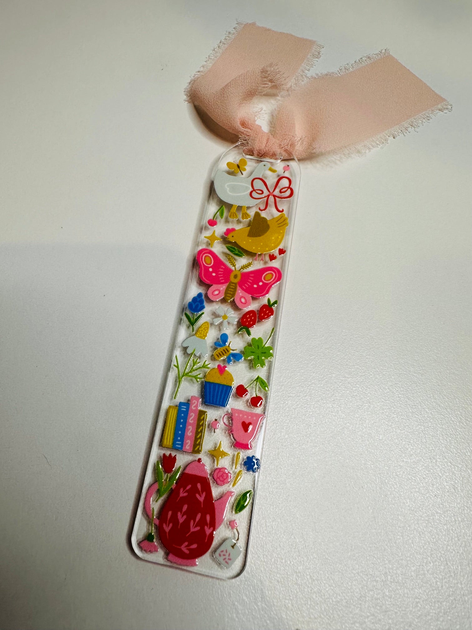Springtime Tea Bookmark