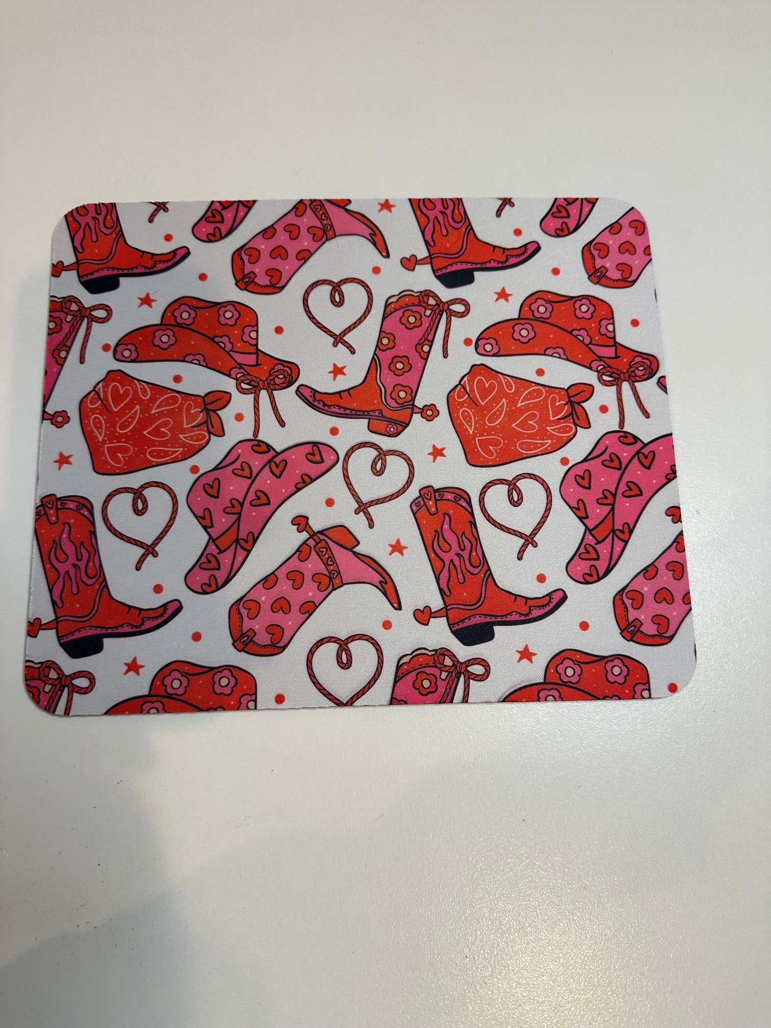 Cowgirl Boot Mouse Pad