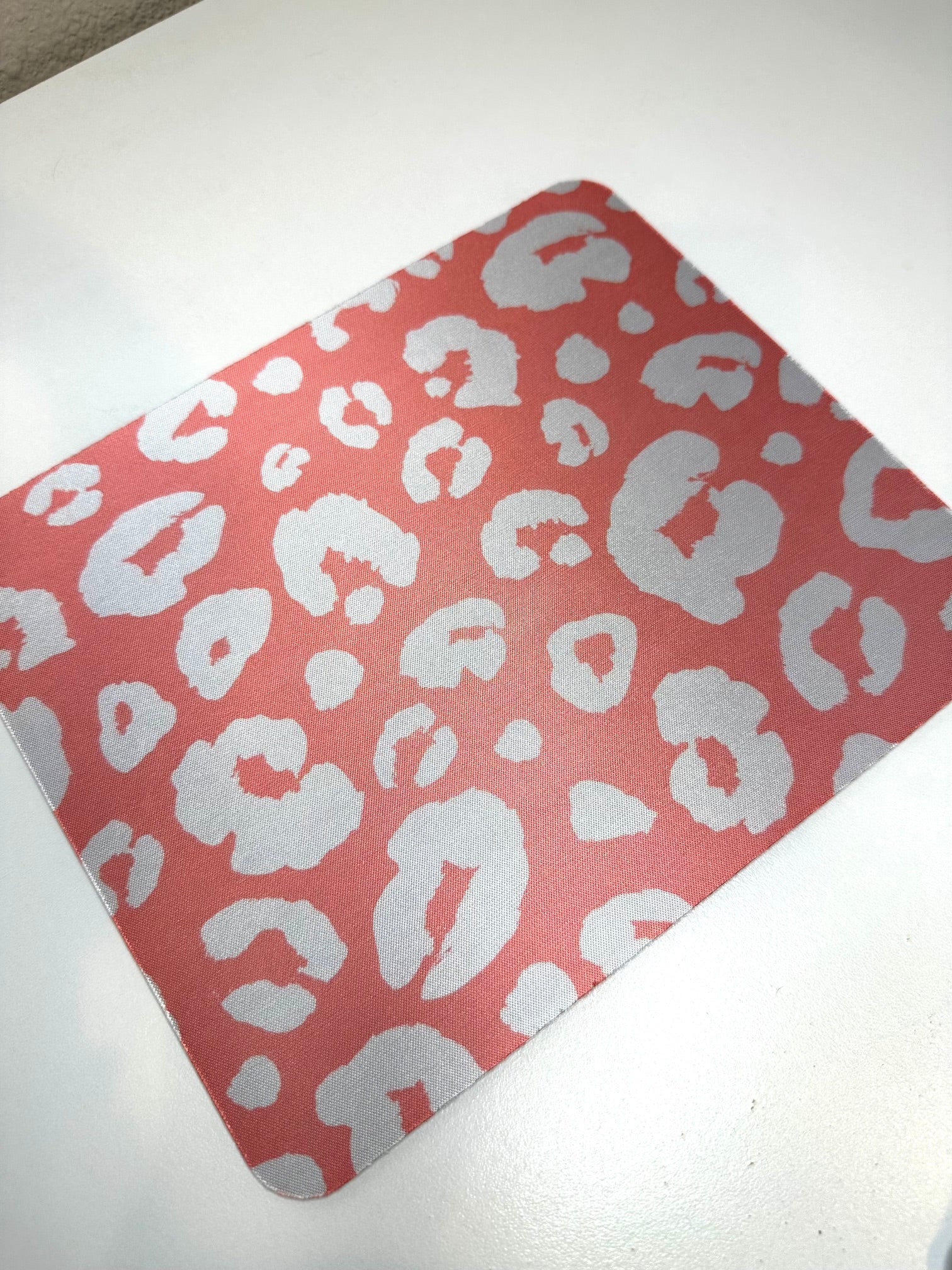 Pink Cheetah Mouse Pad