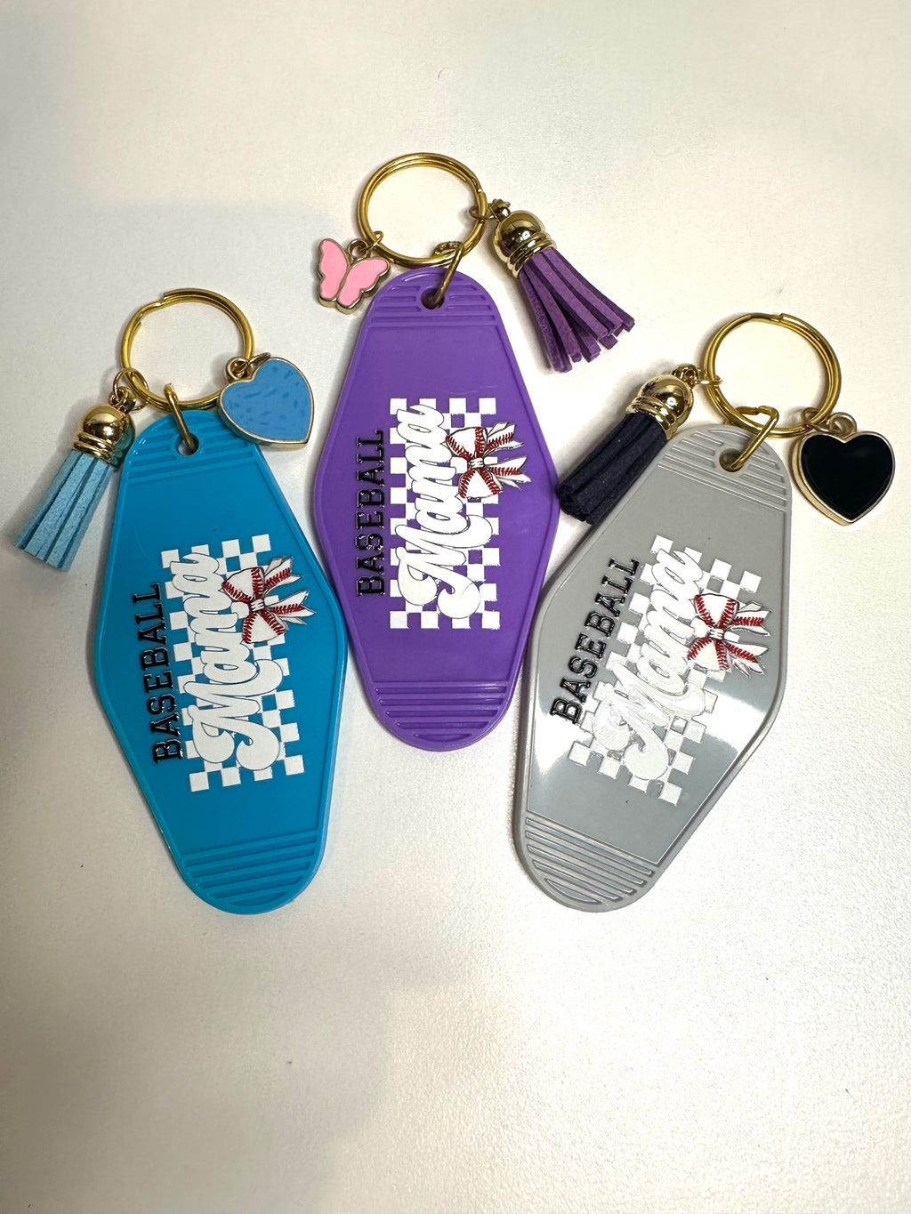 Baseball Mom Key Chain