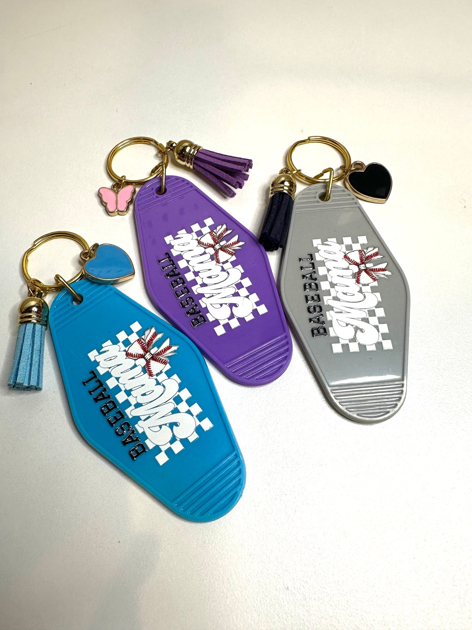 Baseball Mom Key Chain