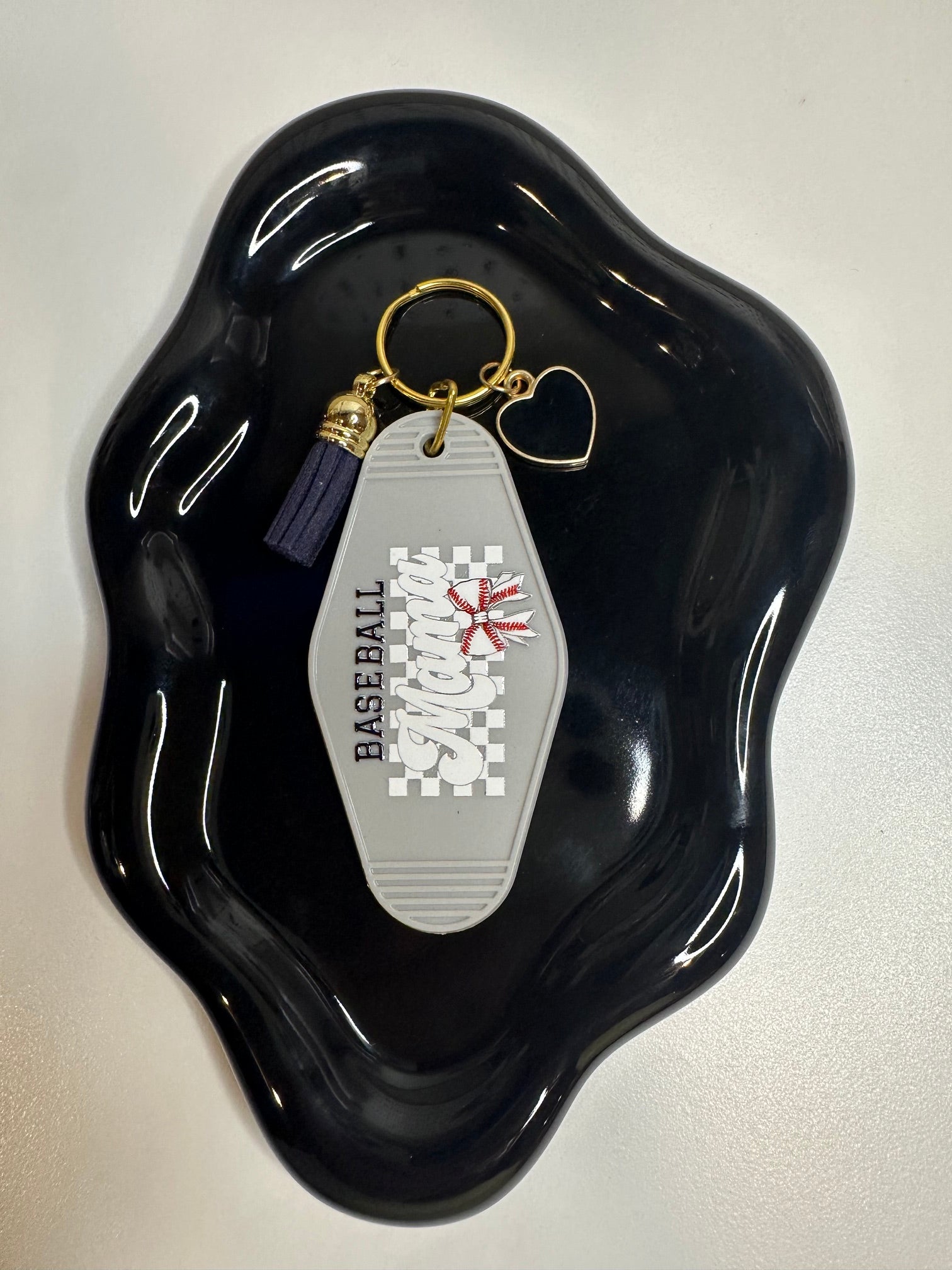 Baseball Mom Key Chain