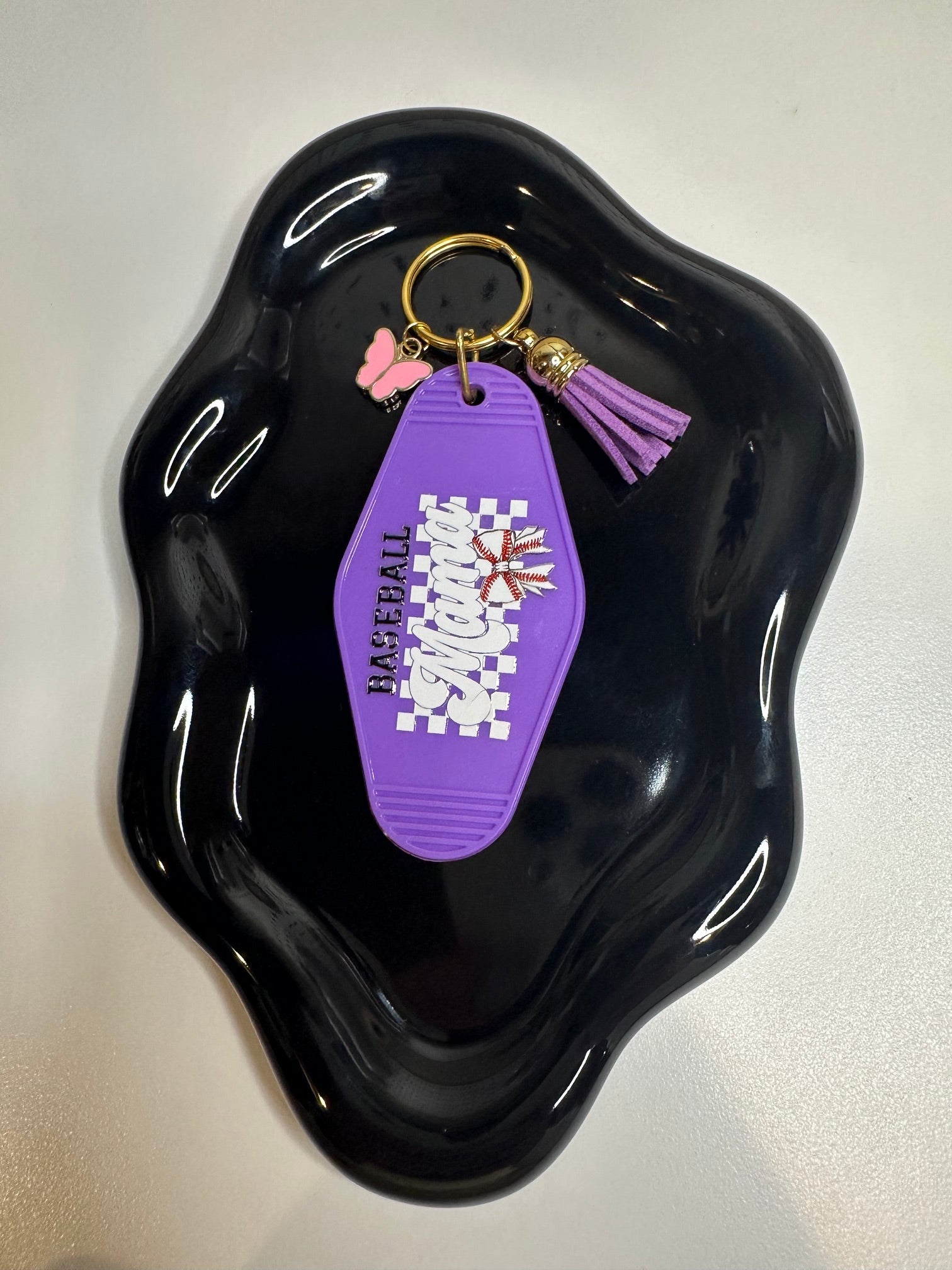 Baseball Mom Key Chain
