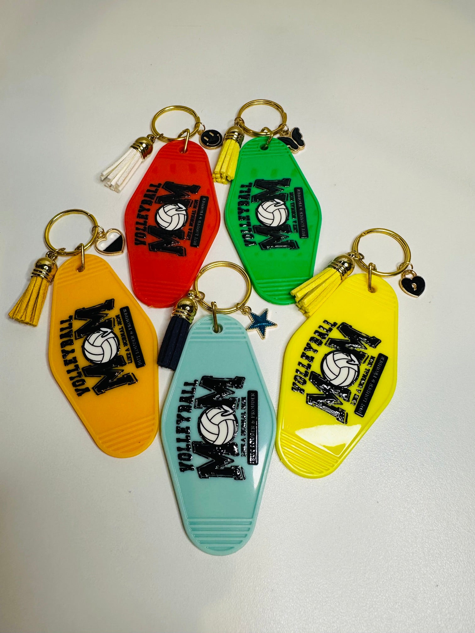 Volleyball Mom Key Chain