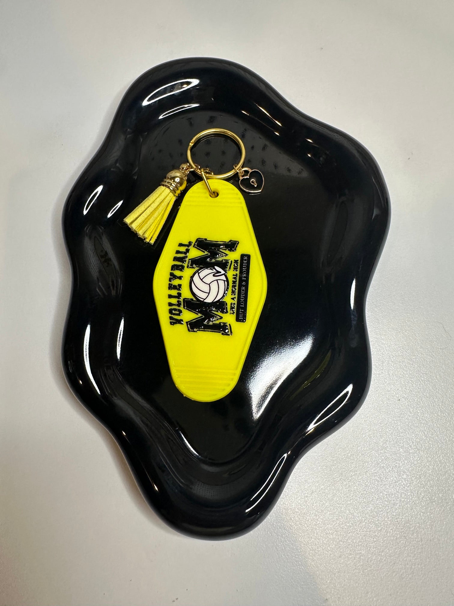 Volleyball Mom Key Chain
