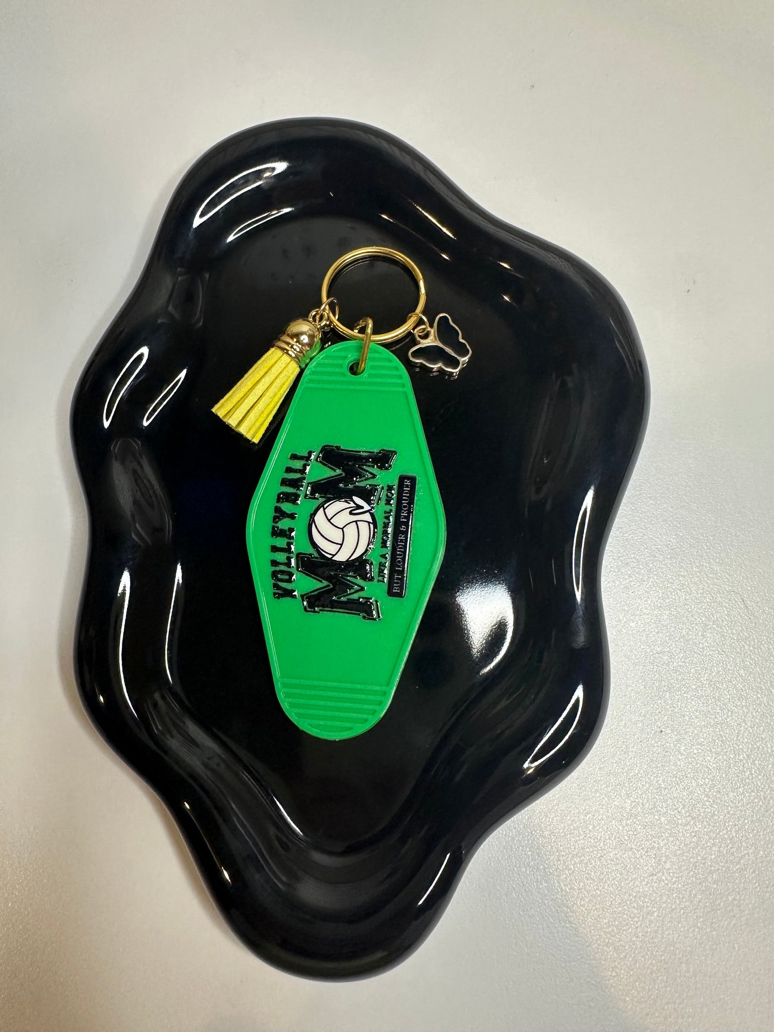 Volleyball Mom Key Chain