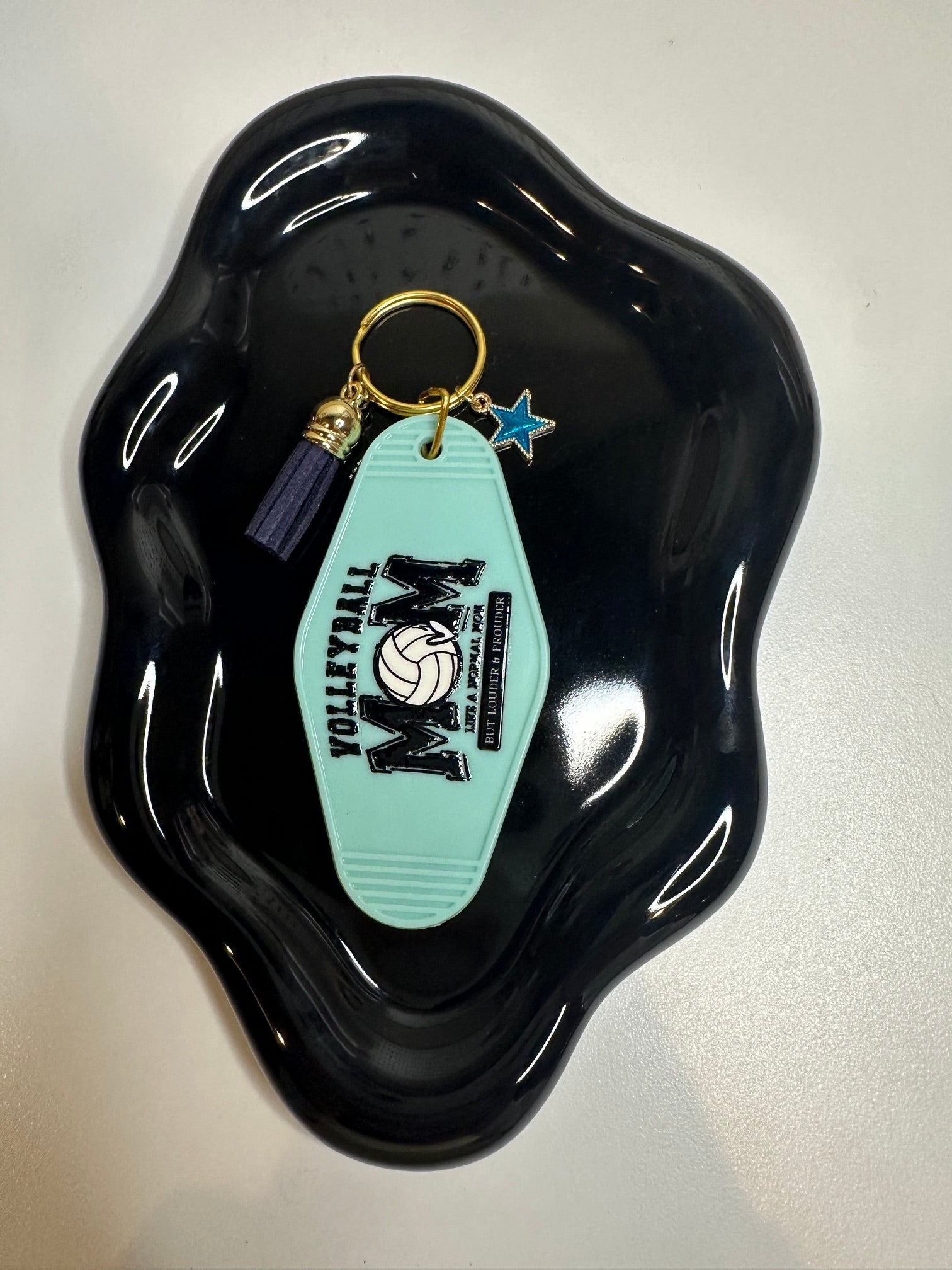 Volleyball Mom Key Chain