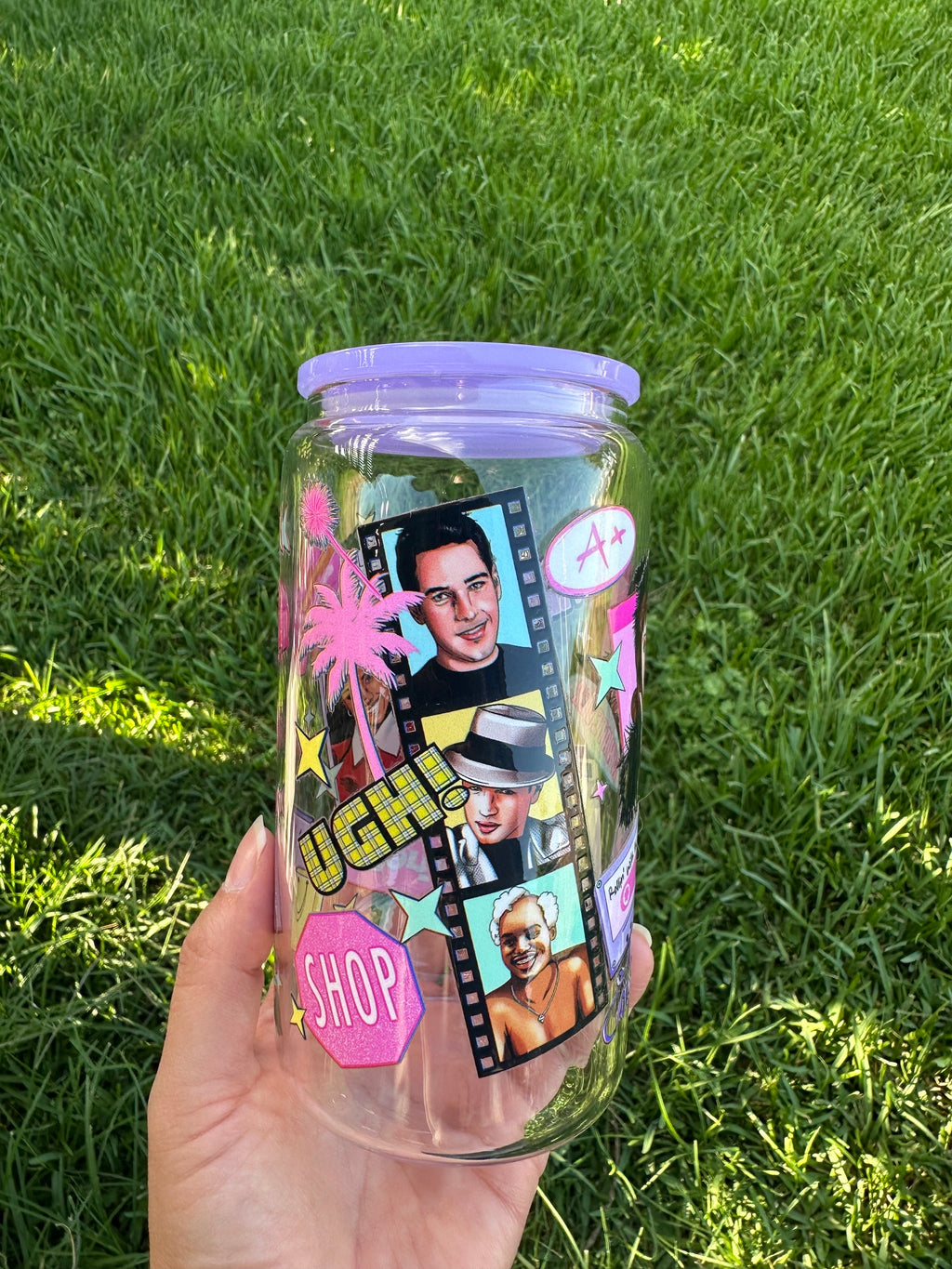 Clueless Glass Cup