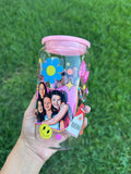 Now and Then Glass Cup