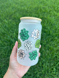 Succulent Glass Cup