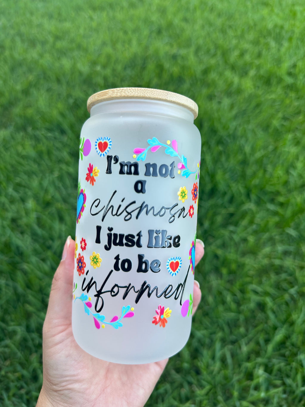 Chismosa Glass Cup