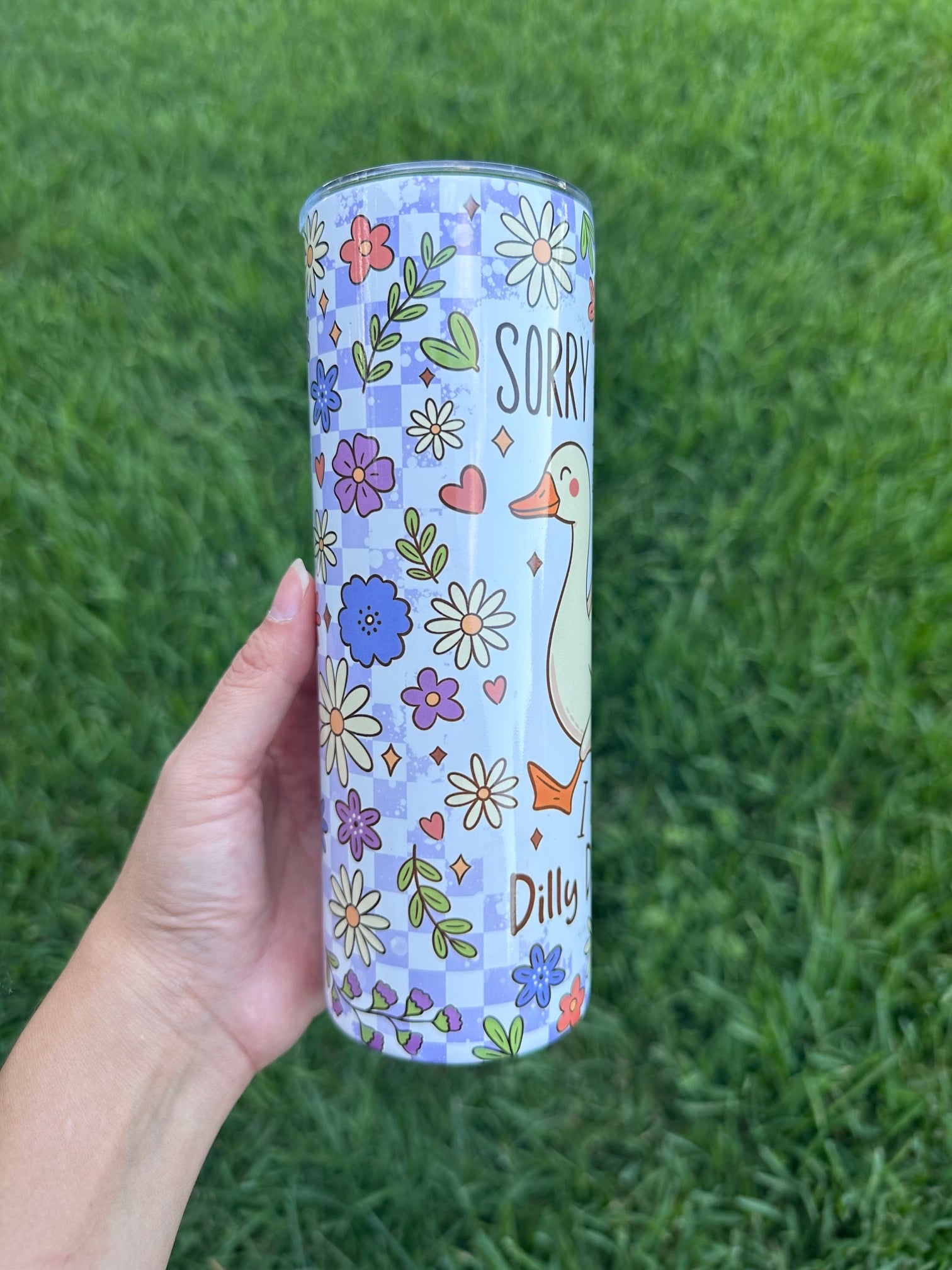 Sorry I'm Late Goose Tumbler