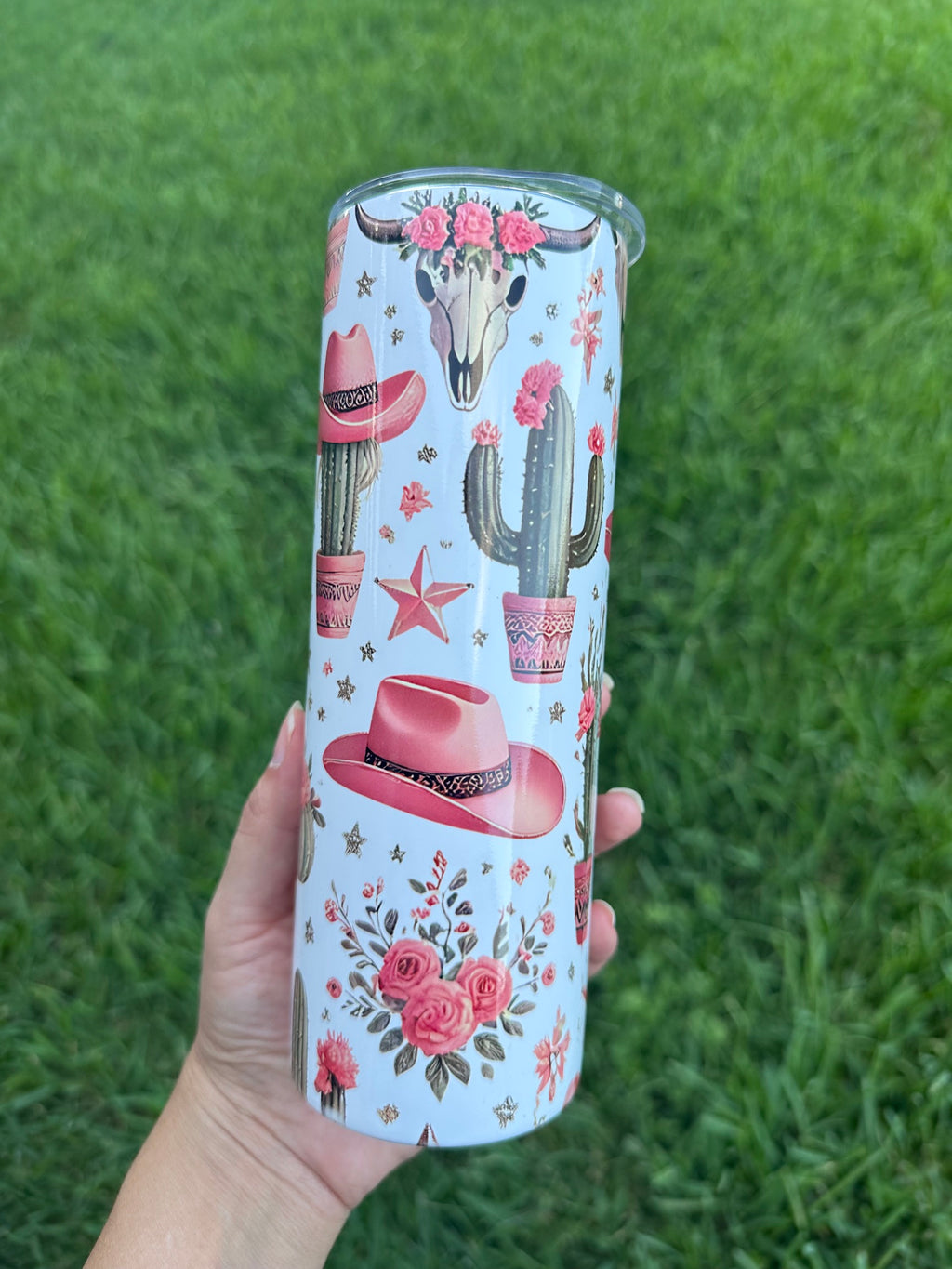 Cowgirl and Cactus Tumbler