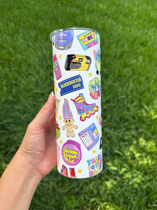 90's Nostalgic Tumbler
