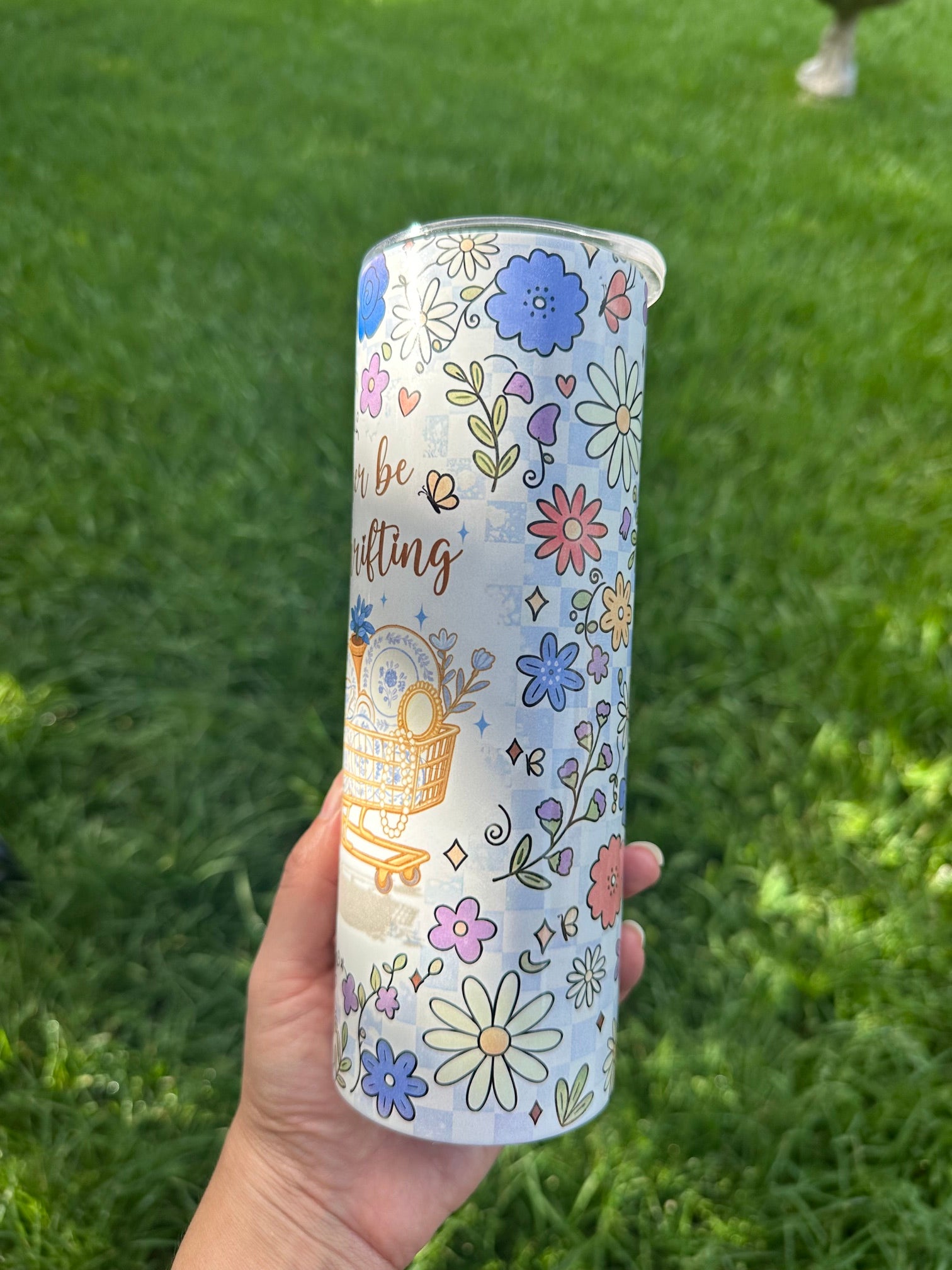 Thrifting Goose Tumbler