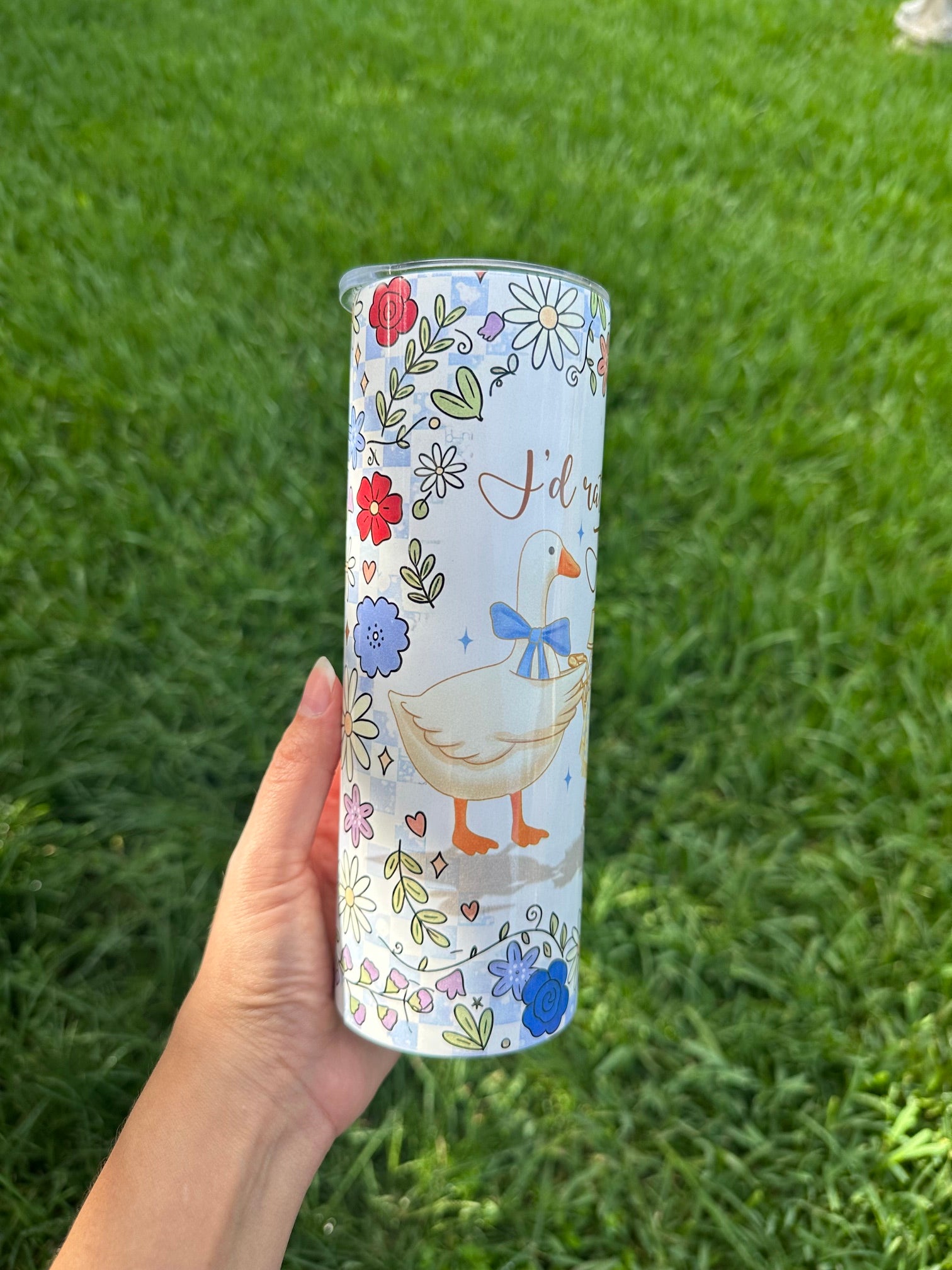 Thrifting Goose Tumbler